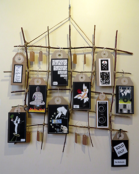 In the absence of the sacred... Mixed Media by Gail Wallace